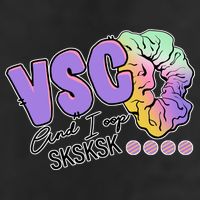 Vsco And I Oop Sksksk Funny Meme Garment-Dyed Fleece Hoodie