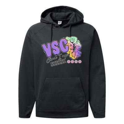 Vsco And I Oop Sksksk Funny Meme Performance Fleece Hoodie