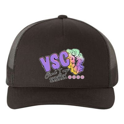 Vsco And I Oop Sksksk Funny Meme Yupoong Adult 5-Panel Trucker Hat