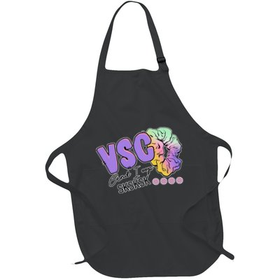 Vsco And I Oop Sksksk Funny Meme Full-Length Apron With Pockets