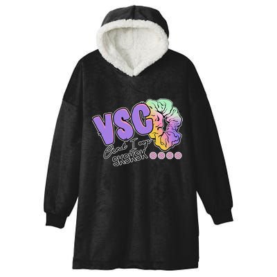 Vsco And I Oop Sksksk Funny Meme Hooded Wearable Blanket