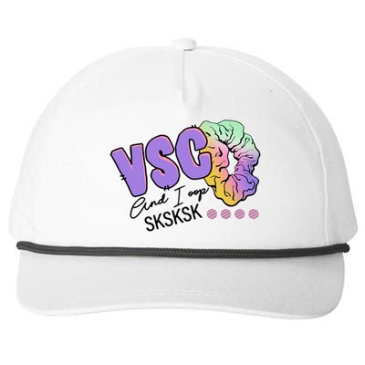 Vsco And I Oop Sksksk Funny Meme Snapback Five-Panel Rope Hat