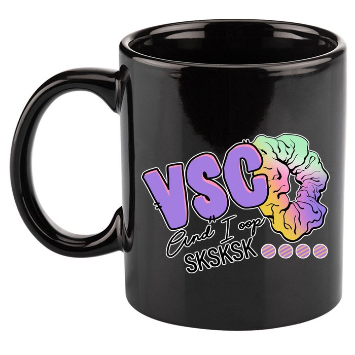 Vsco And I Oop Sksksk Funny Meme 11oz C Handle Ceramic Mug