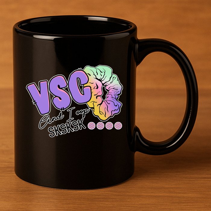 Vsco And I Oop Sksksk Funny Meme 11oz C Handle Ceramic Mug