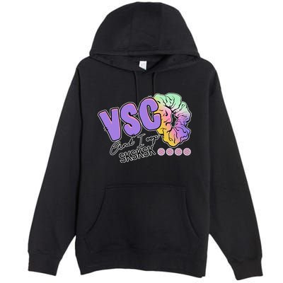 Vsco And I Oop Sksksk Funny Meme Premium Pullover Hoodie