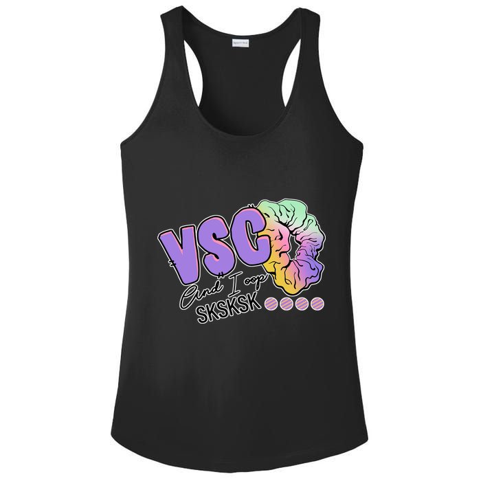 Vsco And I Oop Sksksk Funny Meme Ladies PosiCharge Competitor Racerback Tank