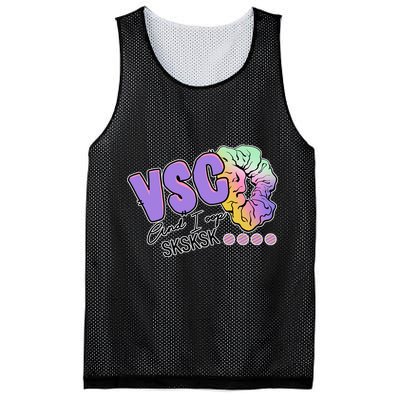 Vsco And I Oop Sksksk Funny Meme Mesh Reversible Basketball Jersey Tank