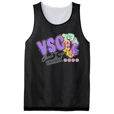 Vsco And I Oop Sksksk Funny Meme Mesh Reversible Basketball Jersey Tank