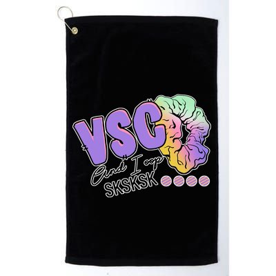 Vsco And I Oop Sksksk Funny Meme Golf Towel