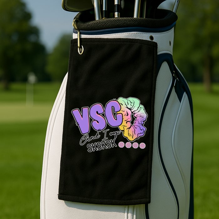 Vsco And I Oop Sksksk Funny Meme Golf Towel