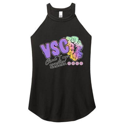 Vsco And I Oop Sksksk Funny Meme Women's Perfect Tri Rocker Tank