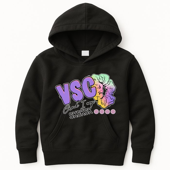 Vsco And I Oop Sksksk Funny Meme Kids Hoodie