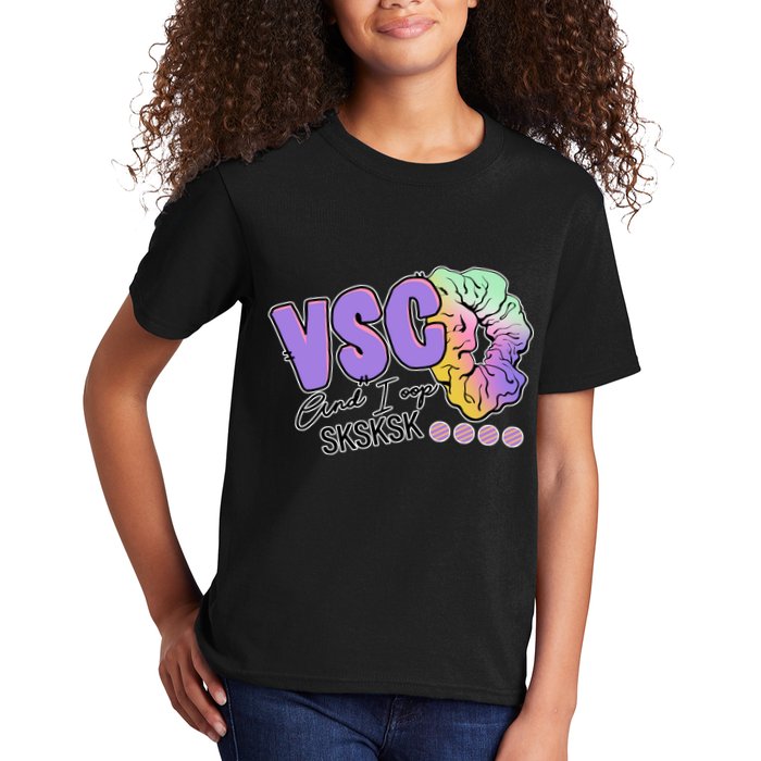 Vsco And I Oop Sksksk Funny Meme Kids T-Shirt