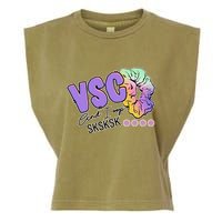 Vsco And I Oop Sksksk Funny Meme Garment-Dyed Women's Muscle Tee