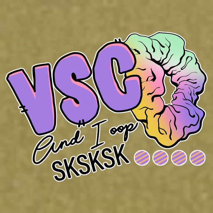 Vsco And I Oop Sksksk Funny Meme Garment-Dyed Women's Muscle Tee