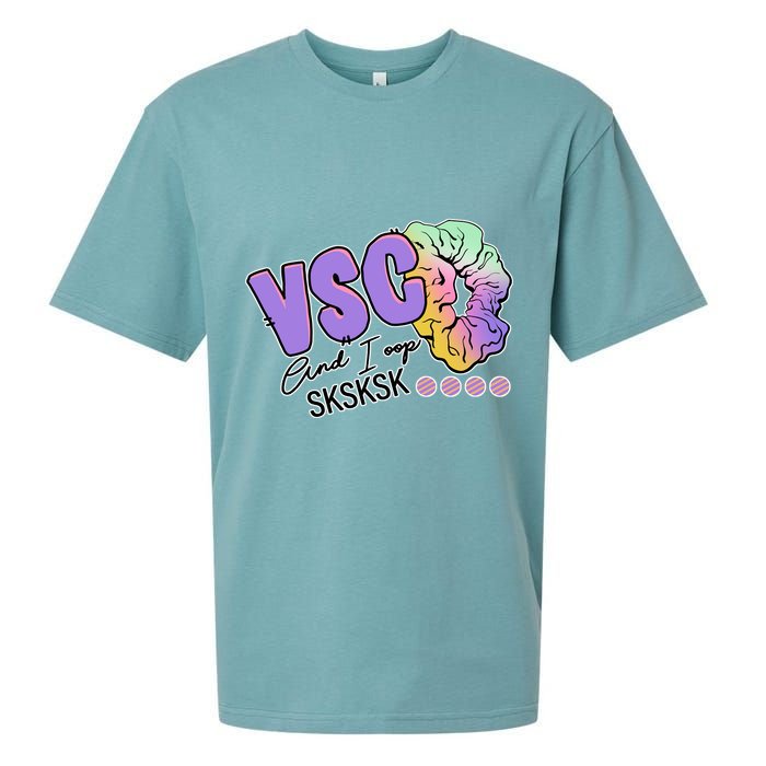 Vsco And I Oop Sksksk Funny Meme Sueded Cloud Jersey T-Shirt