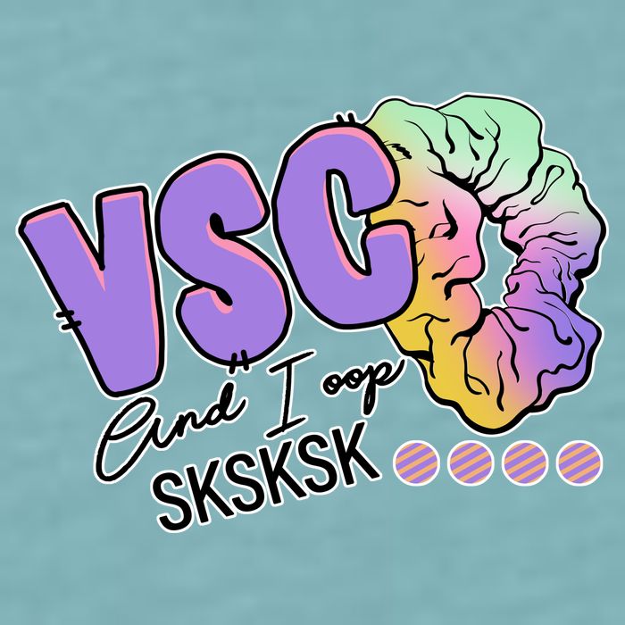 Vsco And I Oop Sksksk Funny Meme Sueded Cloud Jersey T-Shirt