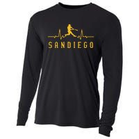 Vintage San Diego Name Retro 70s 80s Classic Cooling Performance Long Sleeve Crew