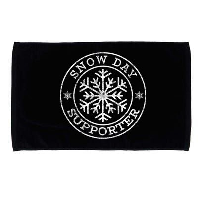 Vintage Snow Day Supporter Teacher Student Winter Snowflake Gift Microfiber Hand Towel