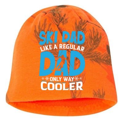 Vintage Ski Dad Like Regular Dad Only Way Cooler Skiing Gift Kati - Camo Knit Beanie