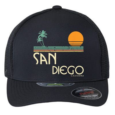 Vintage San Diego California Flexfit Unipanel Trucker Cap