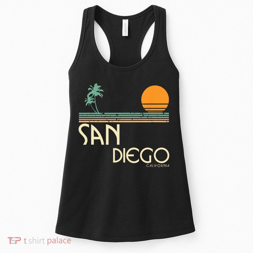 Vintage San Diego California Womens Tank Top