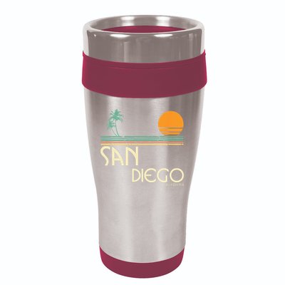 Vintage San Diego California 16oz Travel Tumbler