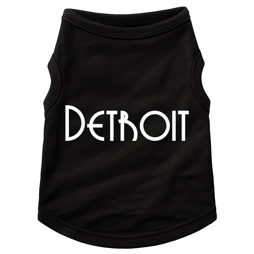 Vintage Style Detroit Logo Doggie Tank
