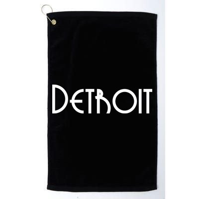 Vintage Style Detroit Logo Golf Towel