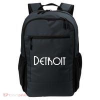 Vintage Style Detroit Logo Backpack
