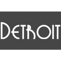 Vintage Style Detroit Logo Bumper Sticker