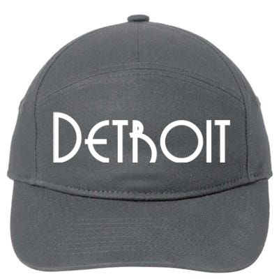 Vintage Style Detroit Logo 7-Panel Snapback Hat