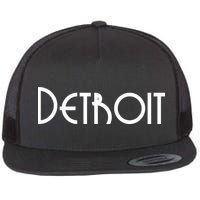 Vintage Style Detroit Logo Flatbill Hat