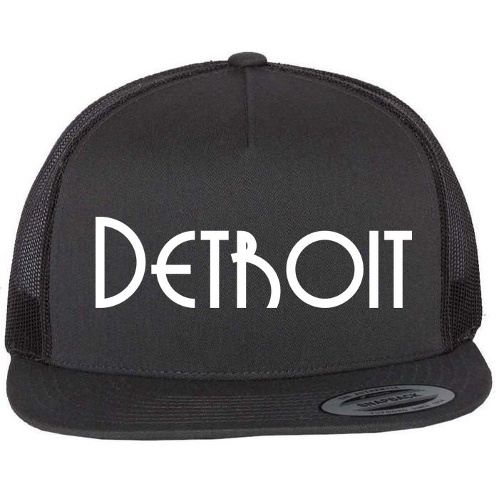 Vintage Style Detroit Logo Flatbill Hat