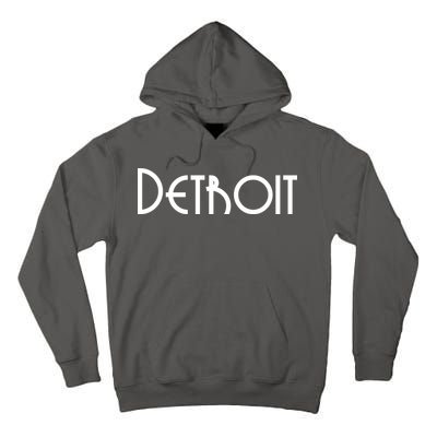 Vintage Style Detroit Logo Tall Hoodie