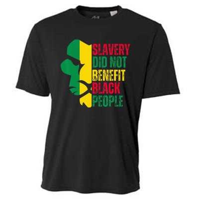 Vintage Slavery Did Not Benefit Black People Cooling Performance Crew T-Shirt