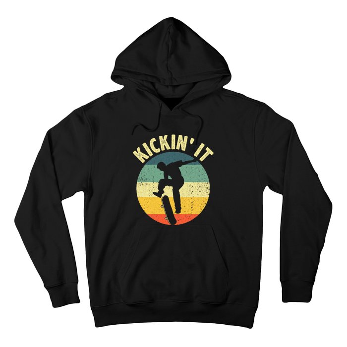 Vintage Skateboard Design For Skateboarding Hoodie