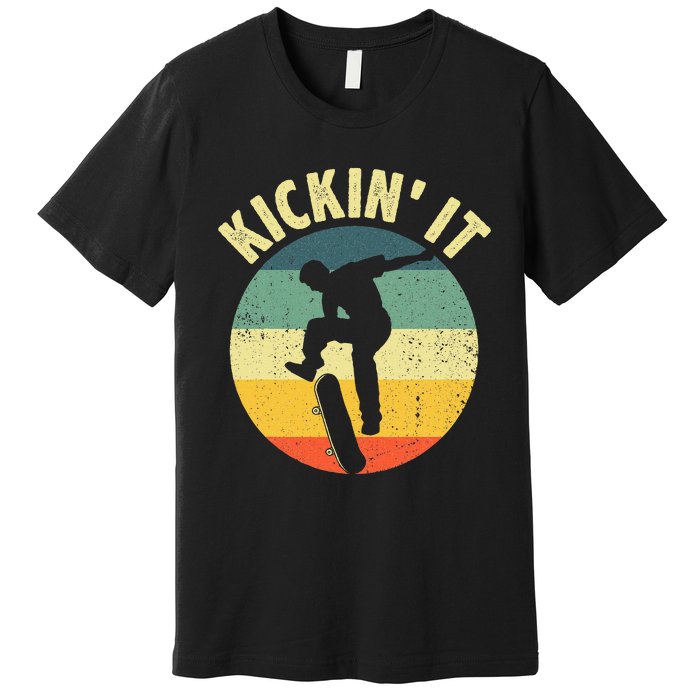 Vintage Skateboard Design For Skateboarding Premium T-Shirt