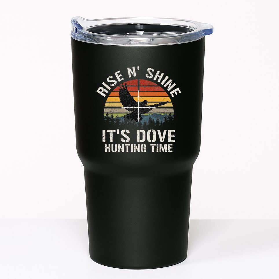 Vintage Sunset Dove Hunting Season Tumbler