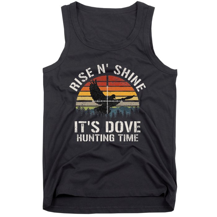 Vintage Sunset Dove Hunting Season Tank Top