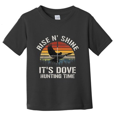 Vintage Sunset Dove Hunting Season Toddler T-Shirt