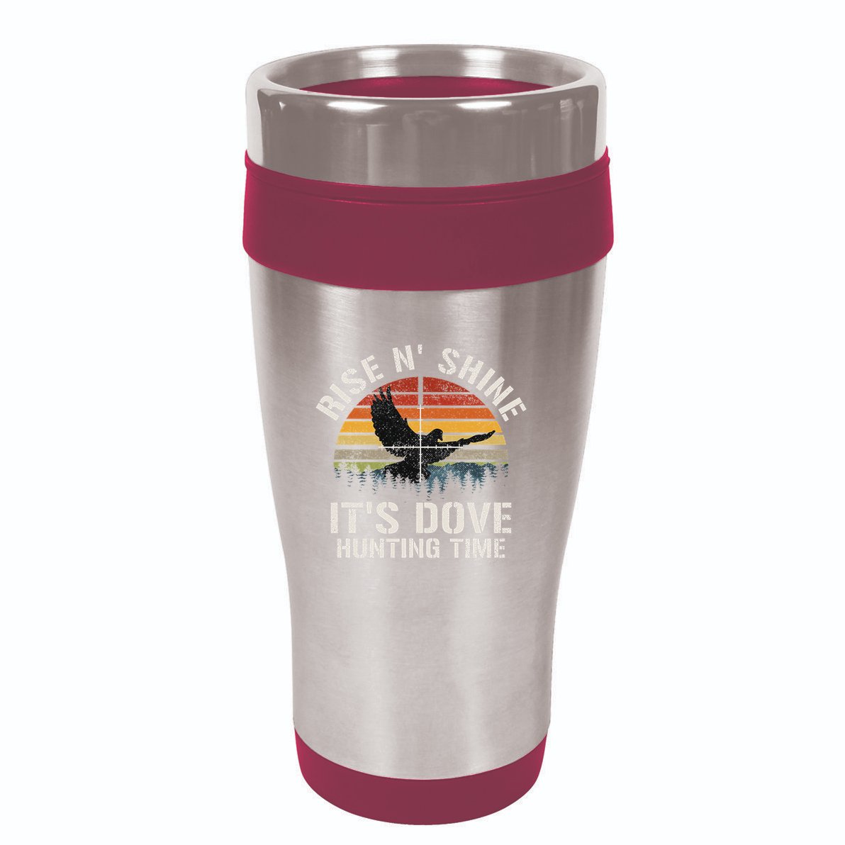 Vintage Sunset Dove Hunting Season 16oz Travel Tumbler