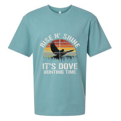 Vintage Sunset Dove Hunting Season Sueded Cloud Jersey T-Shirt