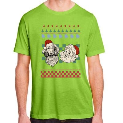 Vintage Santa Dachshund Retro Ugly Christmas Doxie Holiday Gift Adult ChromaSoft Performance T-Shirt