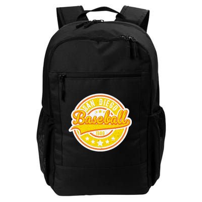 Vintage San Diego SD Baseball Game Day Padre Backpack