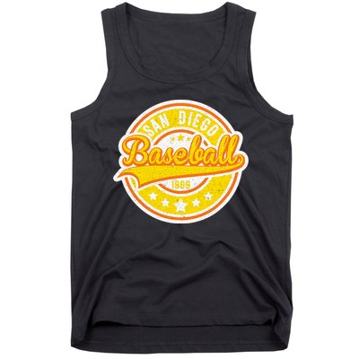 Vintage San Diego SD Baseball Game Day Padre Tank Top
