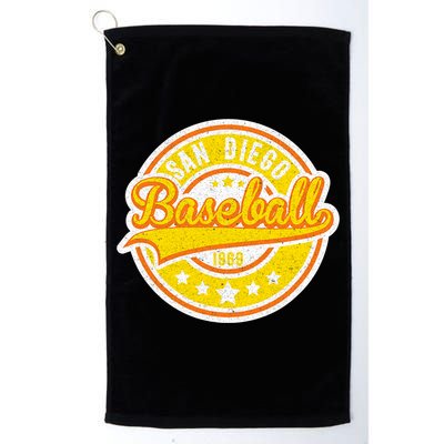 Vintage San Diego SD Baseball Game Day Padre Golf Towel