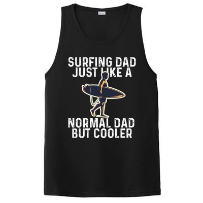 Vintage Surfing Dad Just Like A Normal Dad But Cooler Gift PosiCharge Competitor Tank