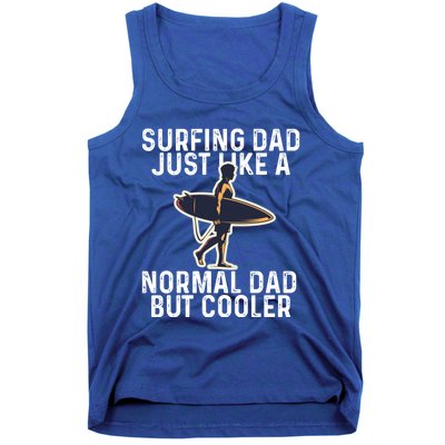 Vintage Surfing Dad Just Like A Normal Dad But Cooler Gift Tank Top