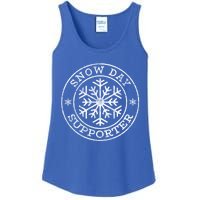 Vintage Snow Day Supporter Teacher Student Winter Snowflake Great Gift Ladies Essential Tank